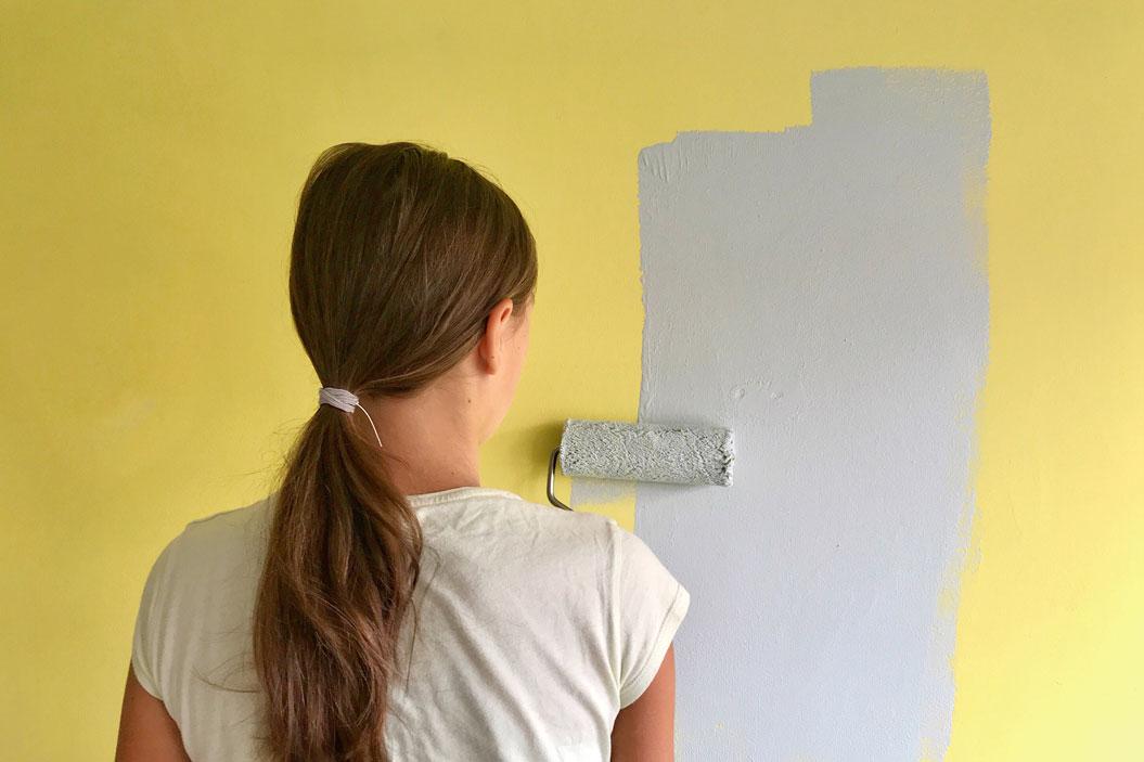 Puedes pintar tus paredes
